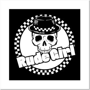 Rude Girl Skull Posters and Art